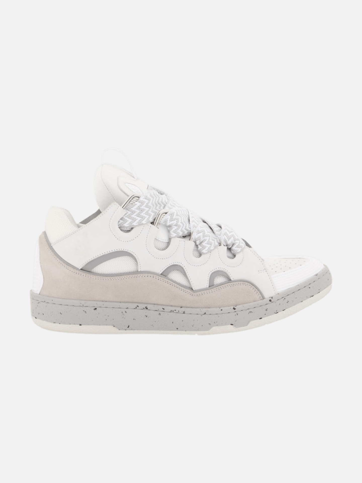 Lanvin Curb Sneakers 'Grey White'