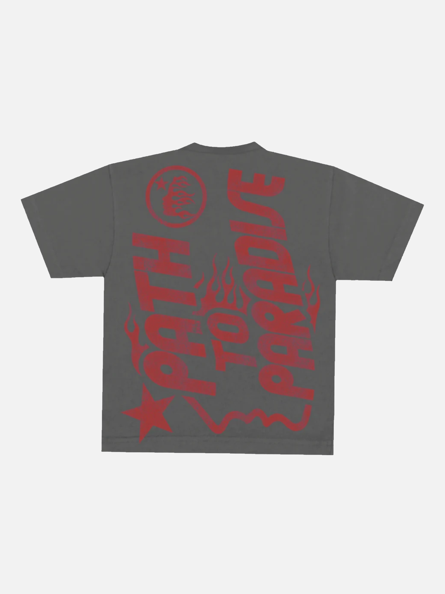 Hellstar Jesus Emblem Tee Grey
