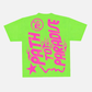 Hellstar Jesus Emblem Tee Neon Green