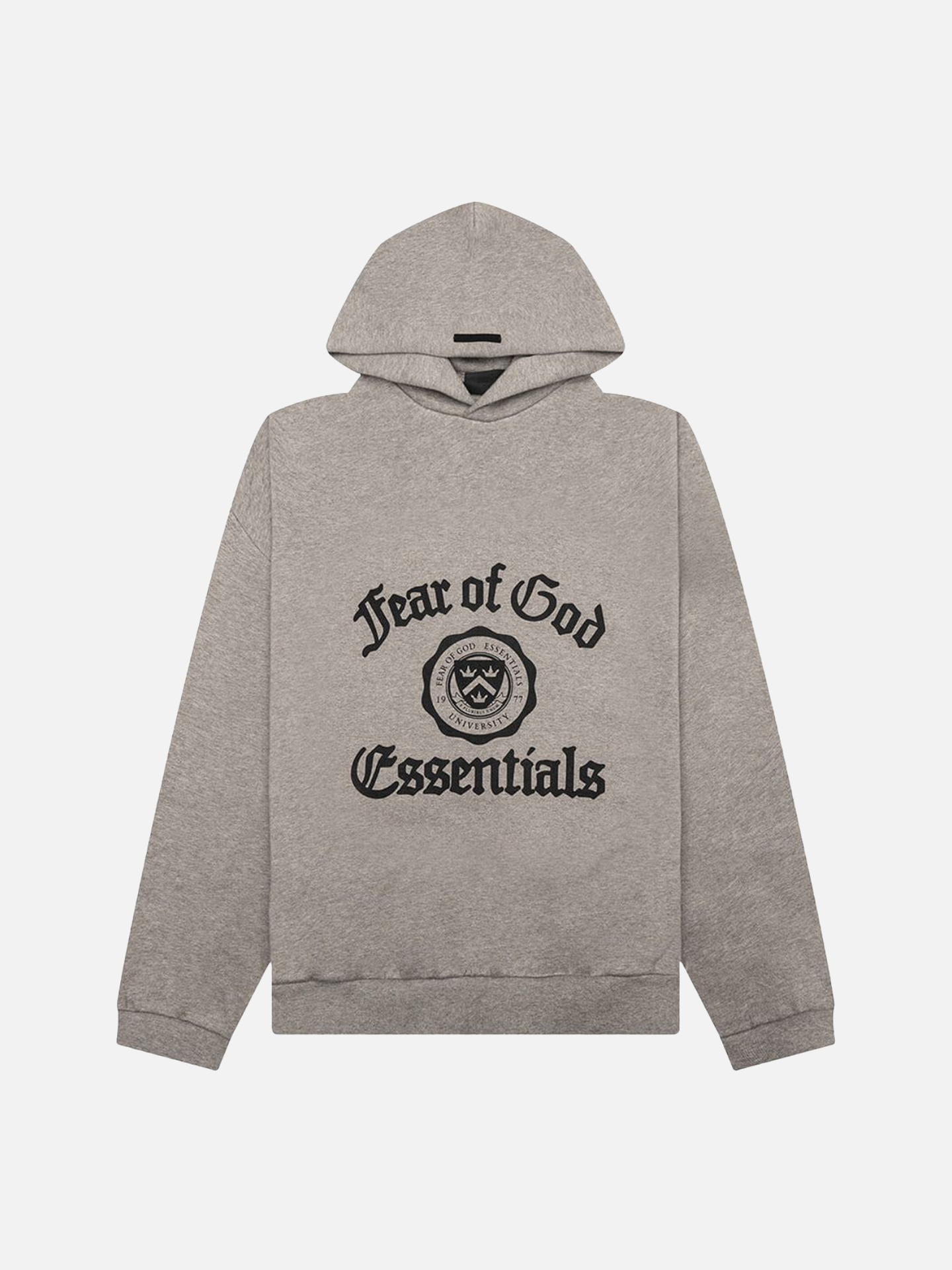 Fear of God Essentials Heavy Fleece Vintage Shrunken Hoodie Heather Grey