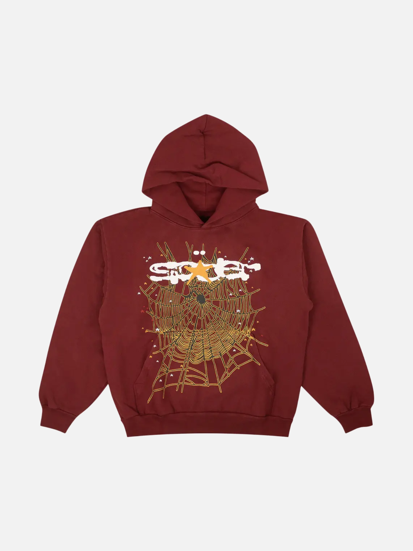 Sp5der Hoodie 'Maroon'