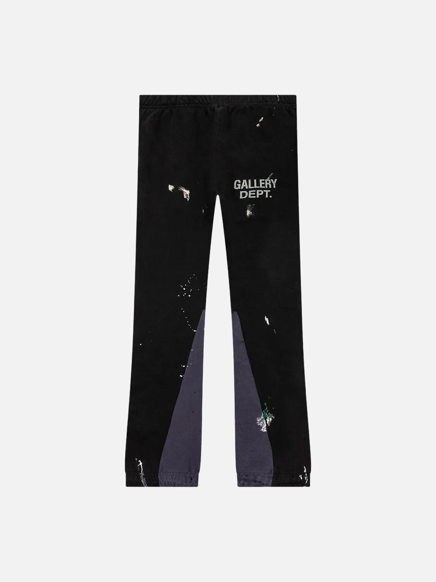 Gallery Dept. Logo Flare Sweatpants 'Washed Black'