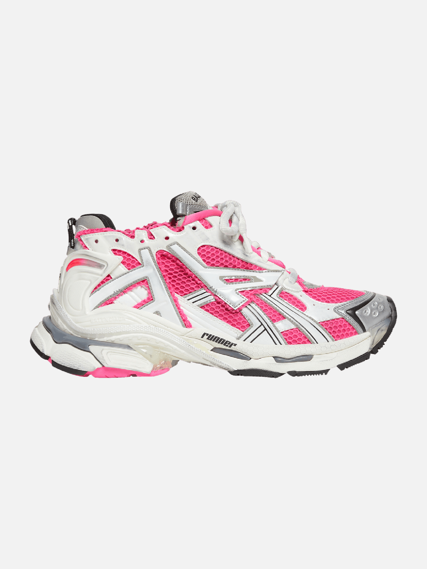 Balenciaga Wmns Runner Sneaker 'White Neon Pink'