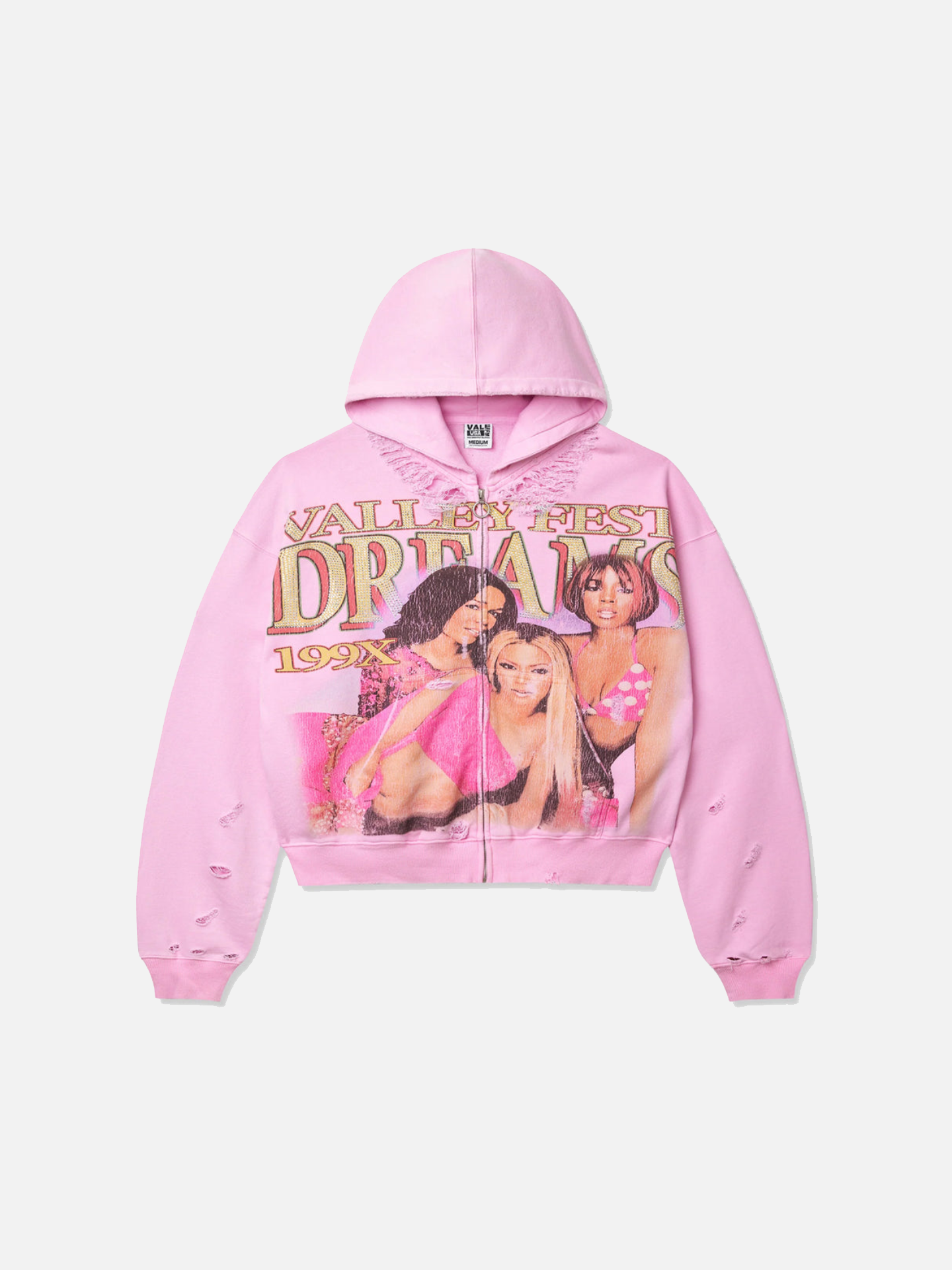 Vale Forever Dreams Zip Up Hoodie 'Pink'