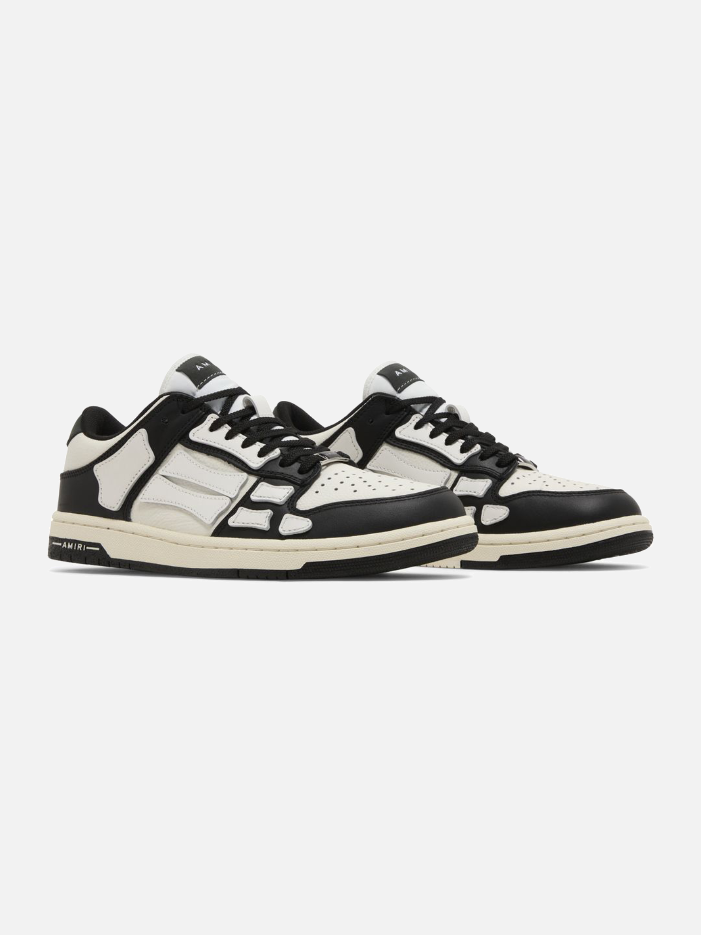 Amiri Skel Top Low 'Black White'