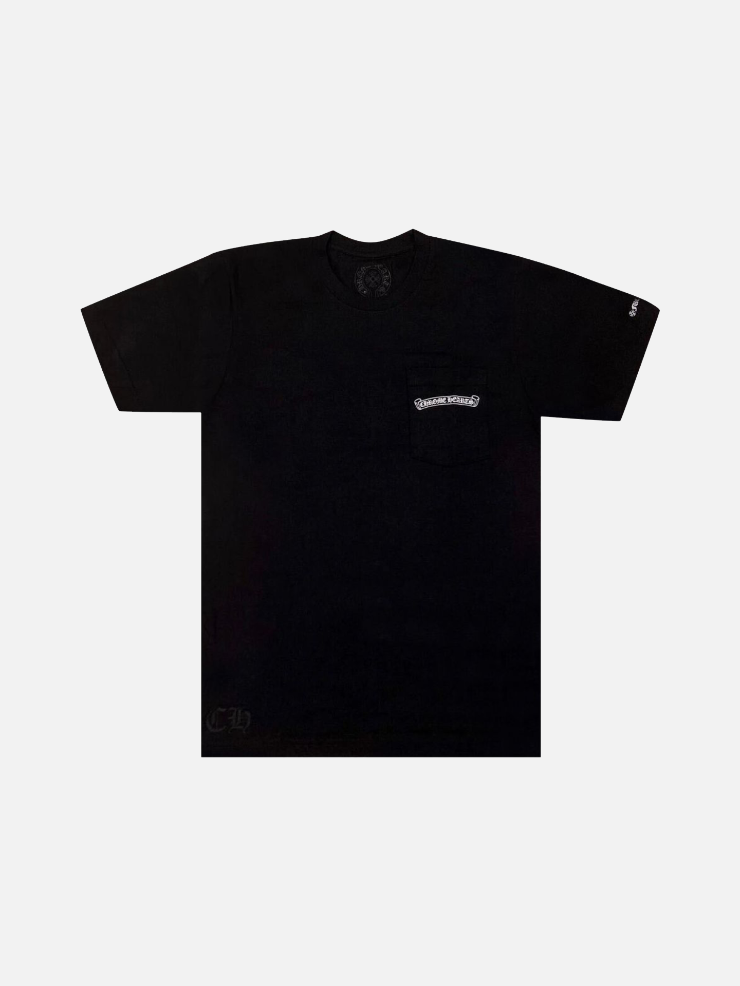 Chrome Hearts Scroll Logo T-Shirt 'Black'