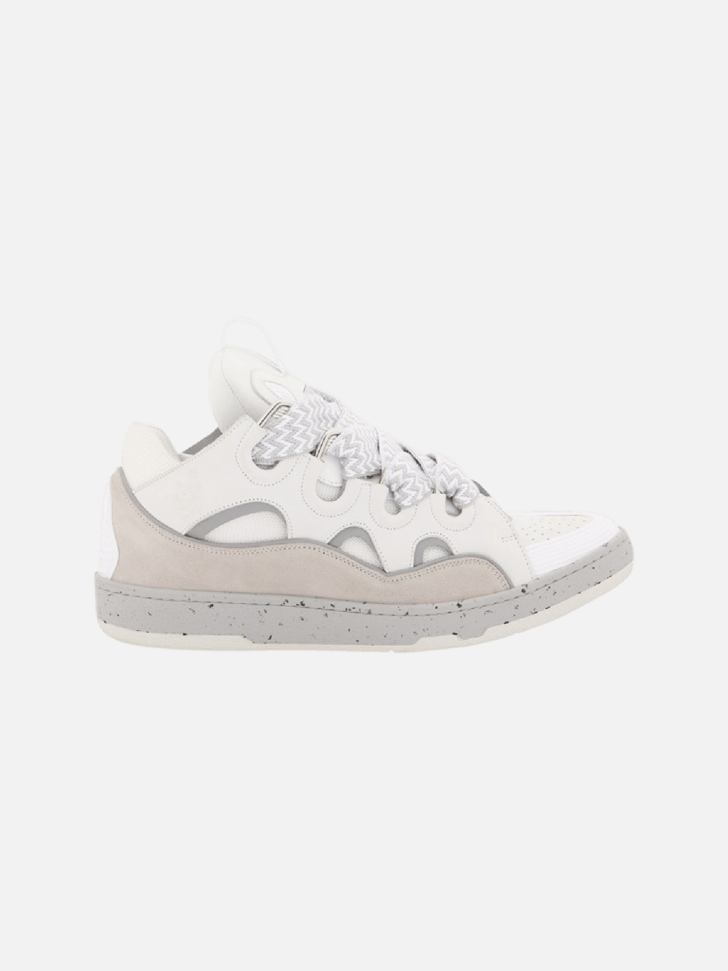 Lanvin Curb Sneakers 'Grey White'