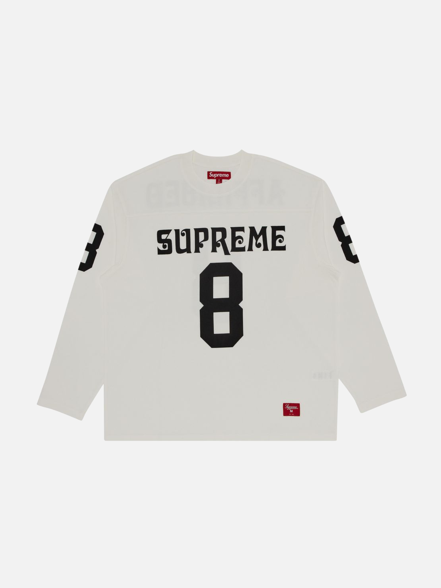 Supreme Affiliated Long-Sleeve Football Top 'White'