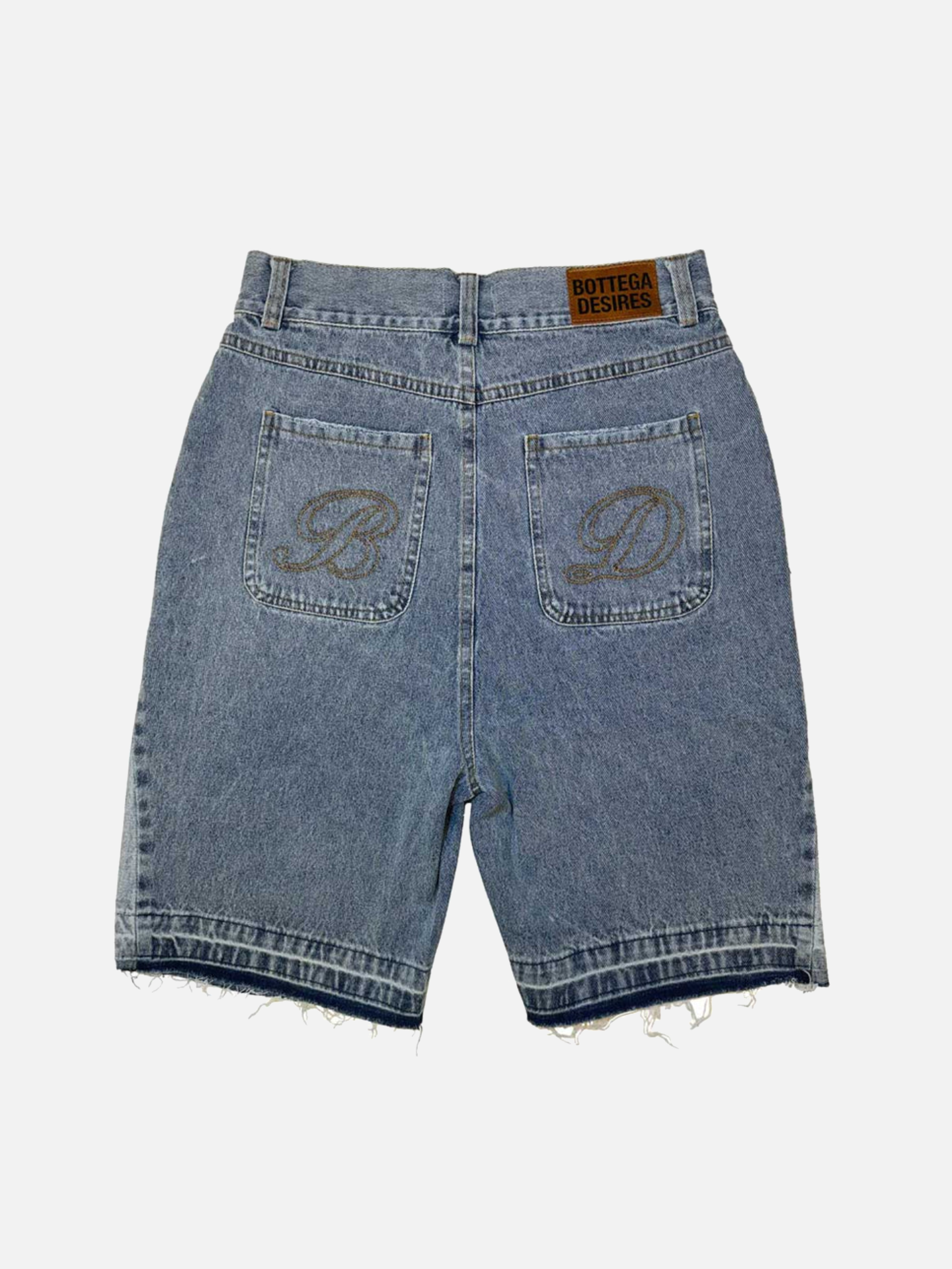 Bottega Desires Denim Shorts Blue