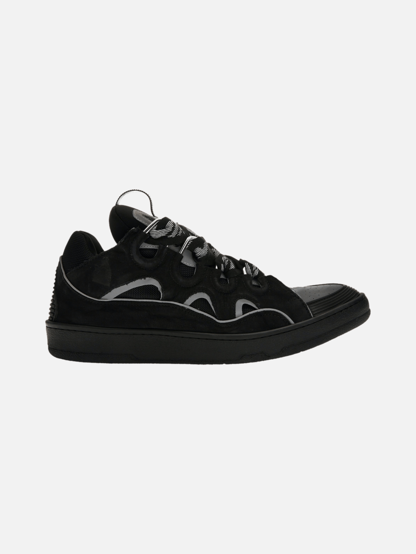 Lanvin Curb Sneakers 'Black Grey'