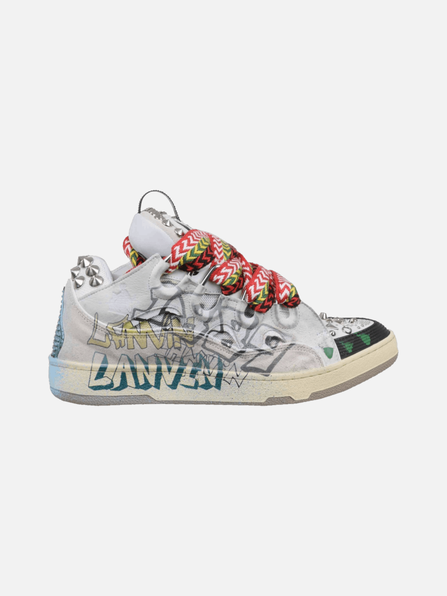 Lanvin Wmns Curb Sneakers 'Graffiti'
