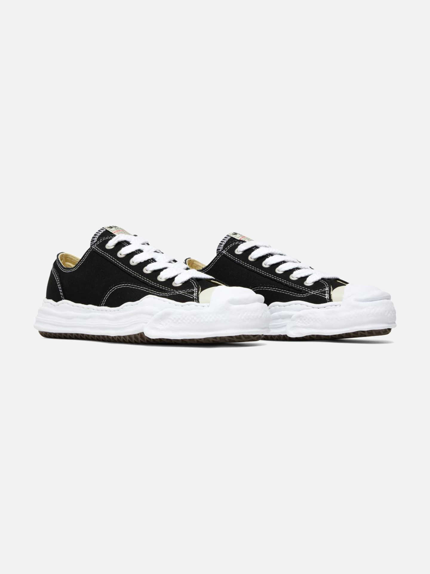 Maison Mihara Yasuhiro Hank OG Sole Canvas Low 'Black White'