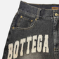 Bottega Desires Denim Shorts Black